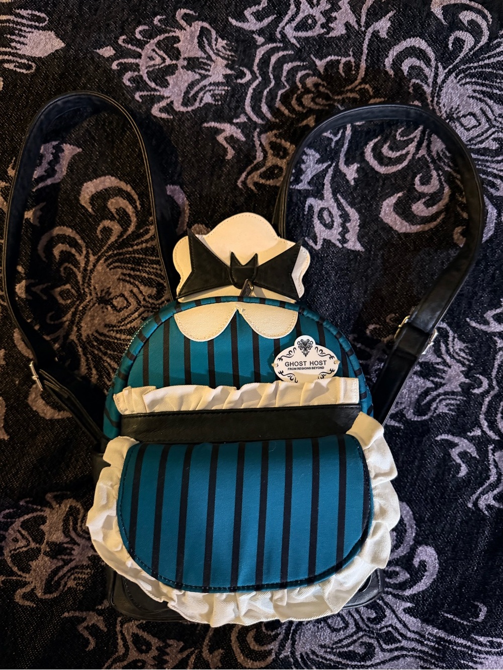Disney Parks x Loungefly Ghost Host Haunted Mansion Mini Backpack